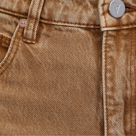 Abrand Carrie Jeans Camel Brown | Women’s Size 24 AU6 High Waist Straight Leg - Picture 13 of 17